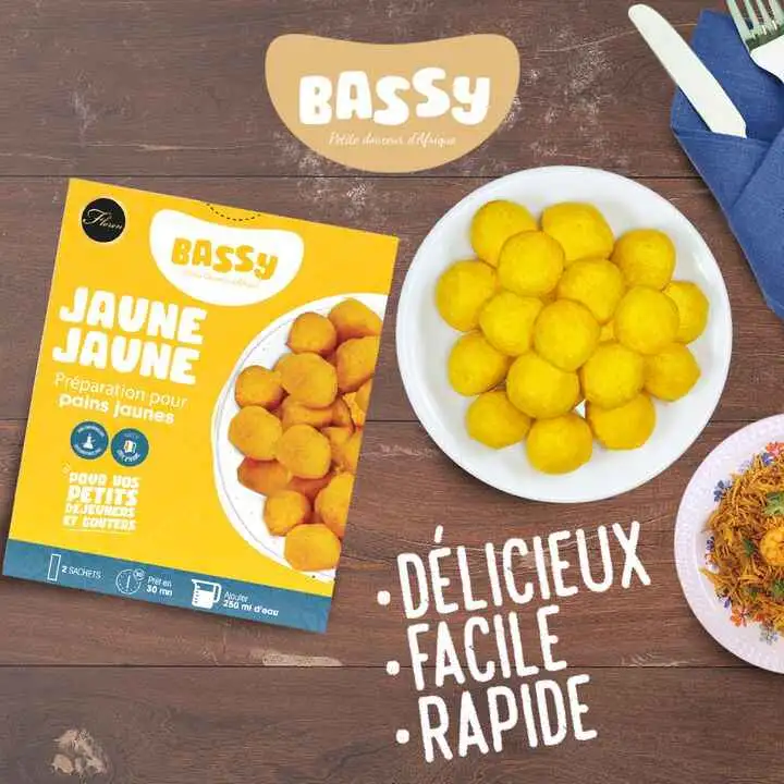 "Les beignets de Bassy", une gamme de farine à beignets à base d'ingrédients naturels pour vous permettre de cuisiner facilement vos beignets préférés : "gbofloto",  "jaune-jaune",  "tratra",  "beignets au sucre" et " gnonmi". 
👉bit.ly/3yNCkFn
👉bit.ly/3AVMAxZ