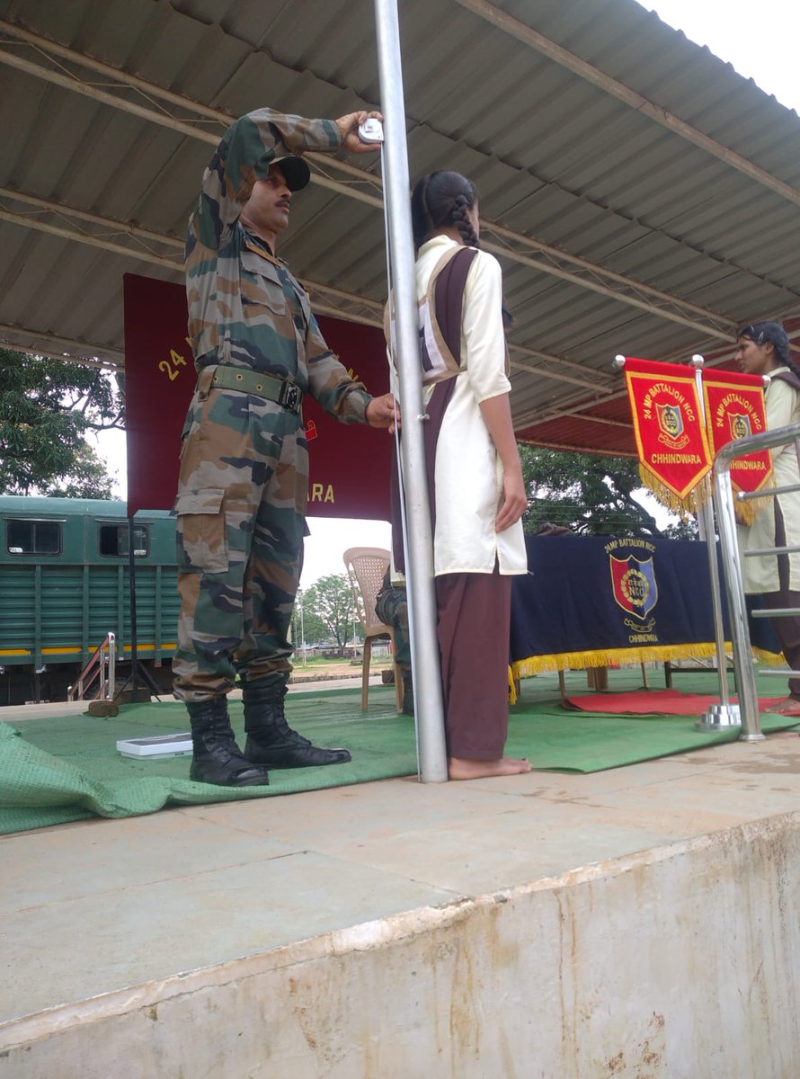 NccDteMPCG's tweet photo. #NCCactivity
#Enrolment 
#FitnessCheck
24 MP Bn NCC Chhindwara/Jabalpur Gp under the aegis of MP&amp;CG Dte conducted Enrolment at Govt Ex HSS Chhindwara. The unit successfully launched Online Enrolment Process. Kudos to unit. A few pics. 
@HQ_DG_NCC 
@drajaykumar_ias 
@PRODefNgp https://t.co/eReAhXvTqM
