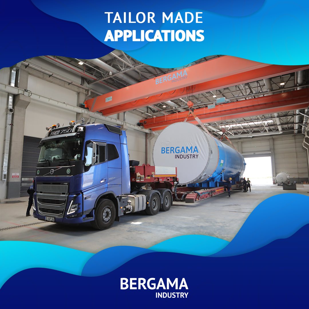 BergamaIndustry's tweet image. As Bergama Industry, we manufacture many types of pressure vessels for various applications in accordance with international standards and customer specifications and deliver them with special trucks.
#PressureVessels #InternationalStandards #CustomerSpecifications