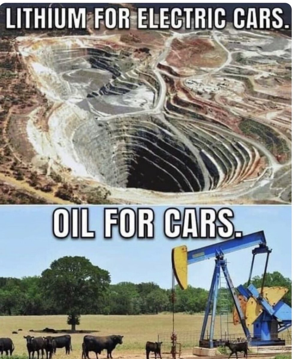 MentorElsa's tweet photo. @ShellenbergerMD @lalovestrump Windmills are also dangerous and require oil to lubricate the turbines 

Both susceptible to weather conditions 

With car batteries you have to dig up acres of land just to get the minerals and where from China? https://t.co/vSRHdn85c9