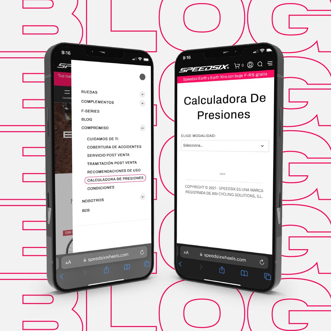 ¿Siempre te has preguntado qué presión necesitan tus Speedsix? 
Pues en nuestra nueva entrada de blog te explicamos todo lo que necesitas saber.
Léelo todo y no te pierdas nada en speedsixwheels.com/mecanica-mante…

#ruedascarbono #calcularpresion #speedsix #mantenimientoruedas
