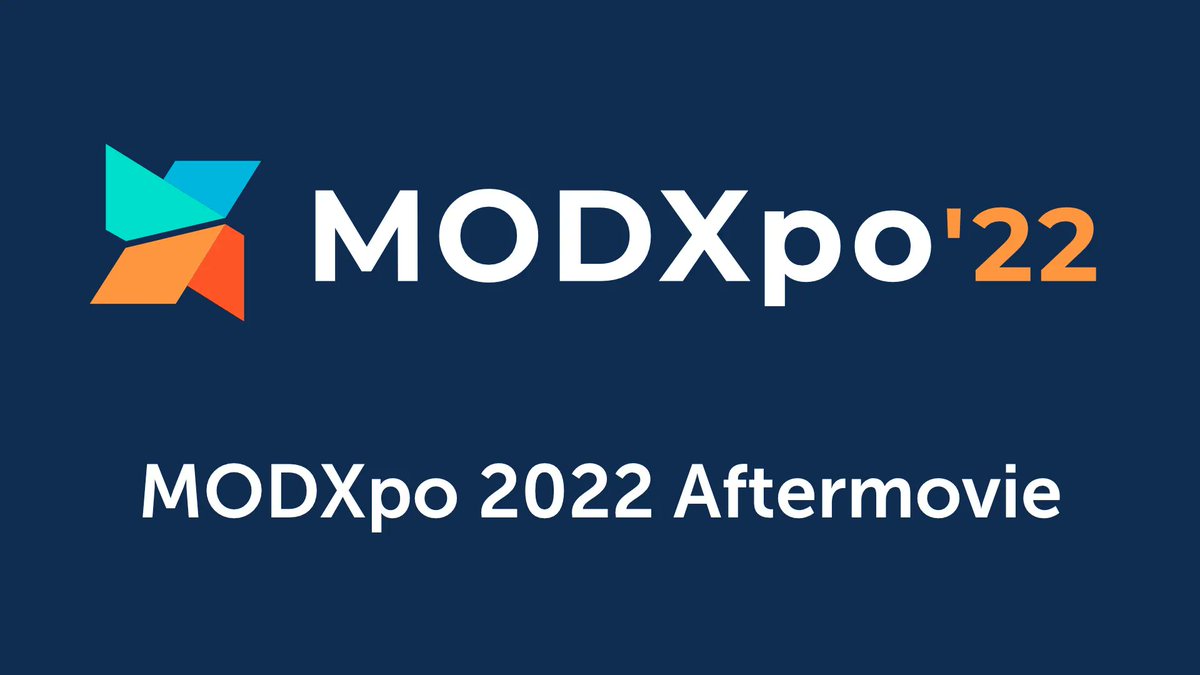 It isn't easy to summarise a full day of #MODX and web content, and also catch the vibe at a #MODXpo in a short movie... but we tried! 

🚀 Now live: the MODXpo 2022 aftermovie 🚀 

modmore.com/blog/2022/modx…
