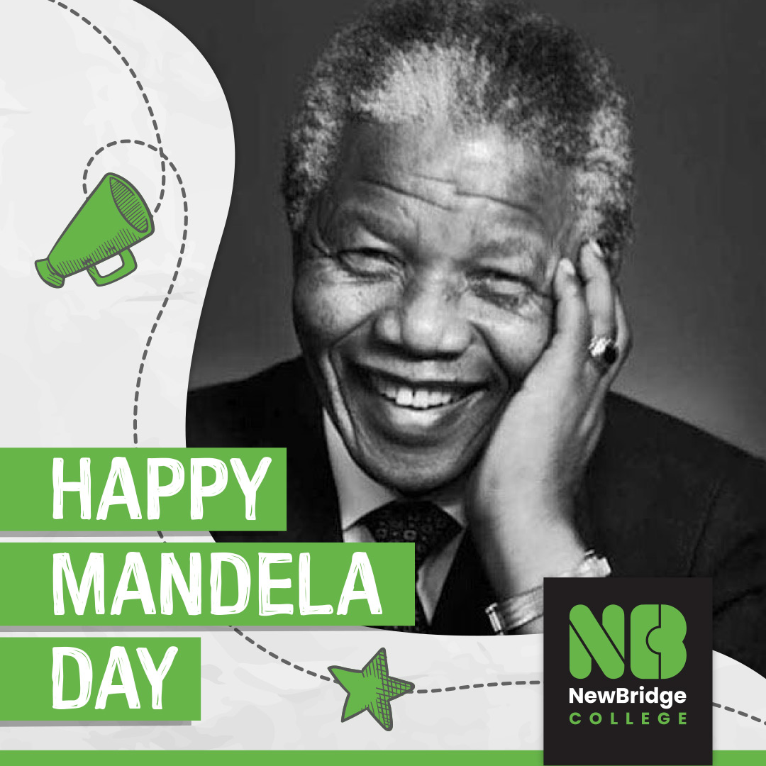 NewBridgeSA's tweet photo. This Mandela Day, we hope you’re able to make a difference to the people around you, no matter how big or small.✊.

#newbridgecollege #nelsonmandela #southafrica #mandela #mandeladay #africa #madiba #mandelamonth #letsgiveback https://t.co/GgcNLZLvLr