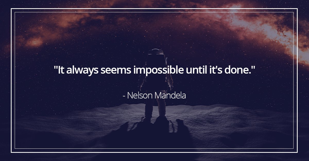 Walking on the moon, mobile phones, air travel - at one time, all seemed impossible. 

But thanks to some innovative and passionate people, these are now everyday parts of our lives.

#MondayMotivation #MondayMorning #MondayBlues #KnowledgeIsPower #GoodMorning #Entrepreneur