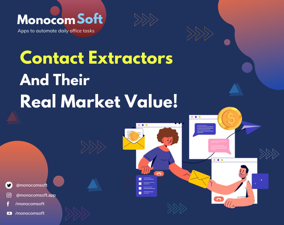 monocomsoft's tweet photo. In the world of marketing and sales, contact information is the cornerstone of all processes. Nothing can begin or be achieved if the right contacts aren’t present.
Read More:
https://t.co/tx5gomlET0
#emailextractor #emailmarketing #leadgeneration #growthmarketing #emailfinder https://t.co/HmIDRZ2Wws