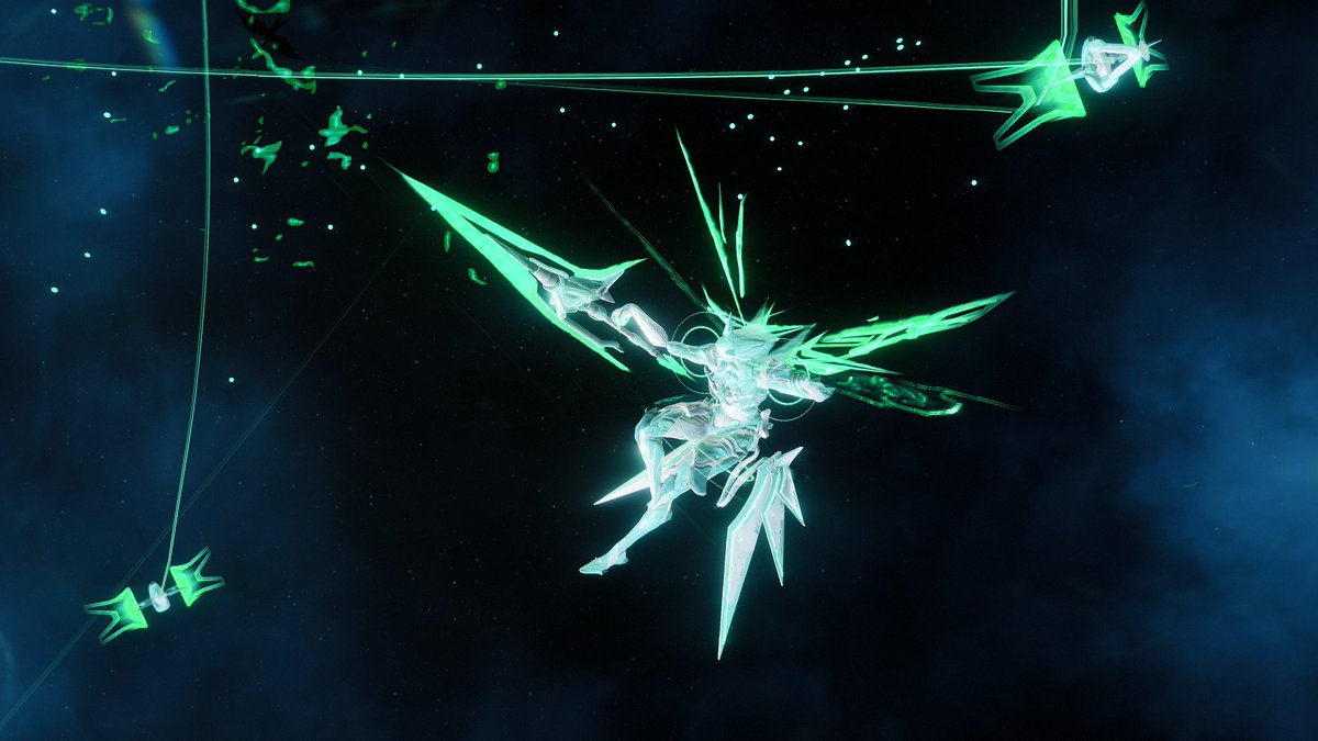 OmegaBloodRose's tweet photo. @PlayWarframe loving this new Gundam style neon fairy skin #fashionframe #warframecaptura #Warframe https://t.co/g2oC65PDsj