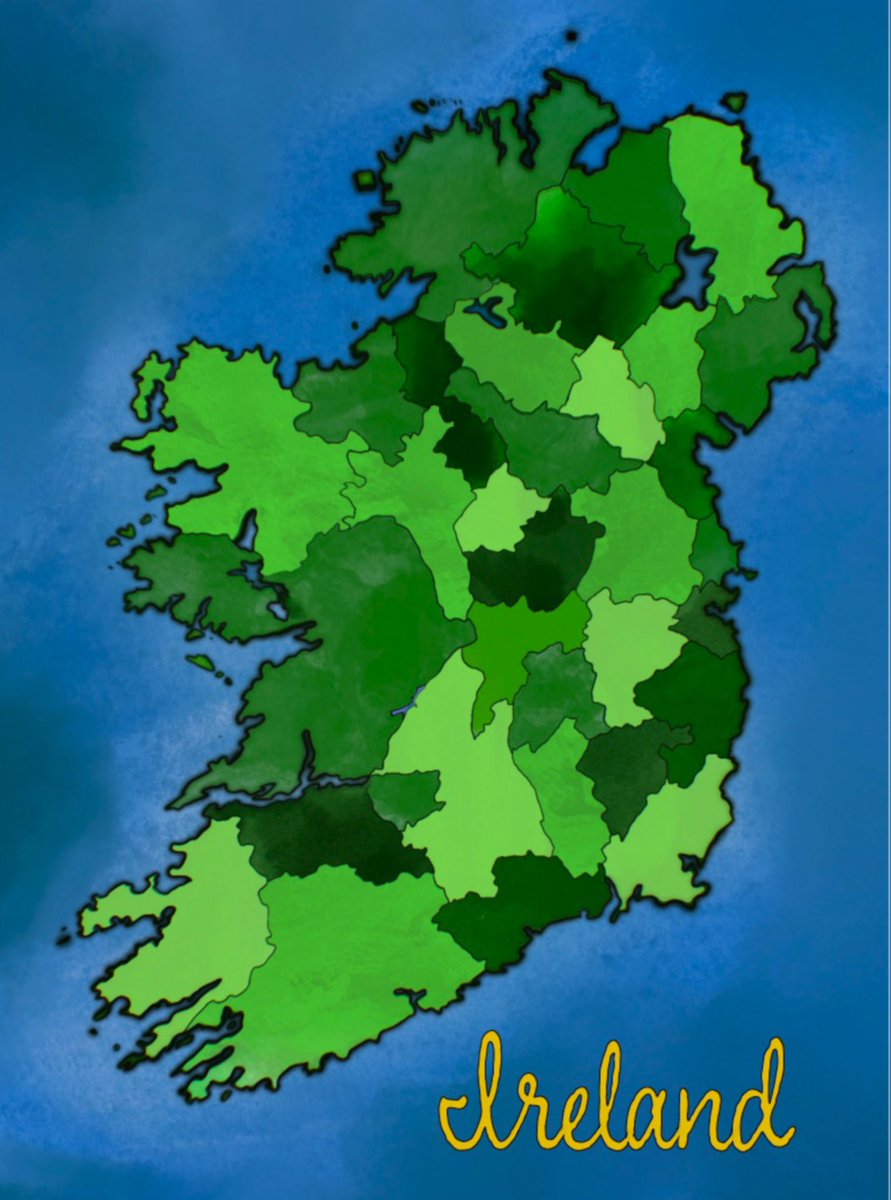 DeanJeanDesigns's tweet photo. Make that a few that I made a post and didn’t actually attach a picture!#artistsontwitter #artwork #motherterresa #Ireland #Map #catlovers #illustration #illustratorsofinstagram #DigitalArtist #iPadPro #Procreate #adobeillustrator #digitalpainting https://t.co/REUsrrfbpC