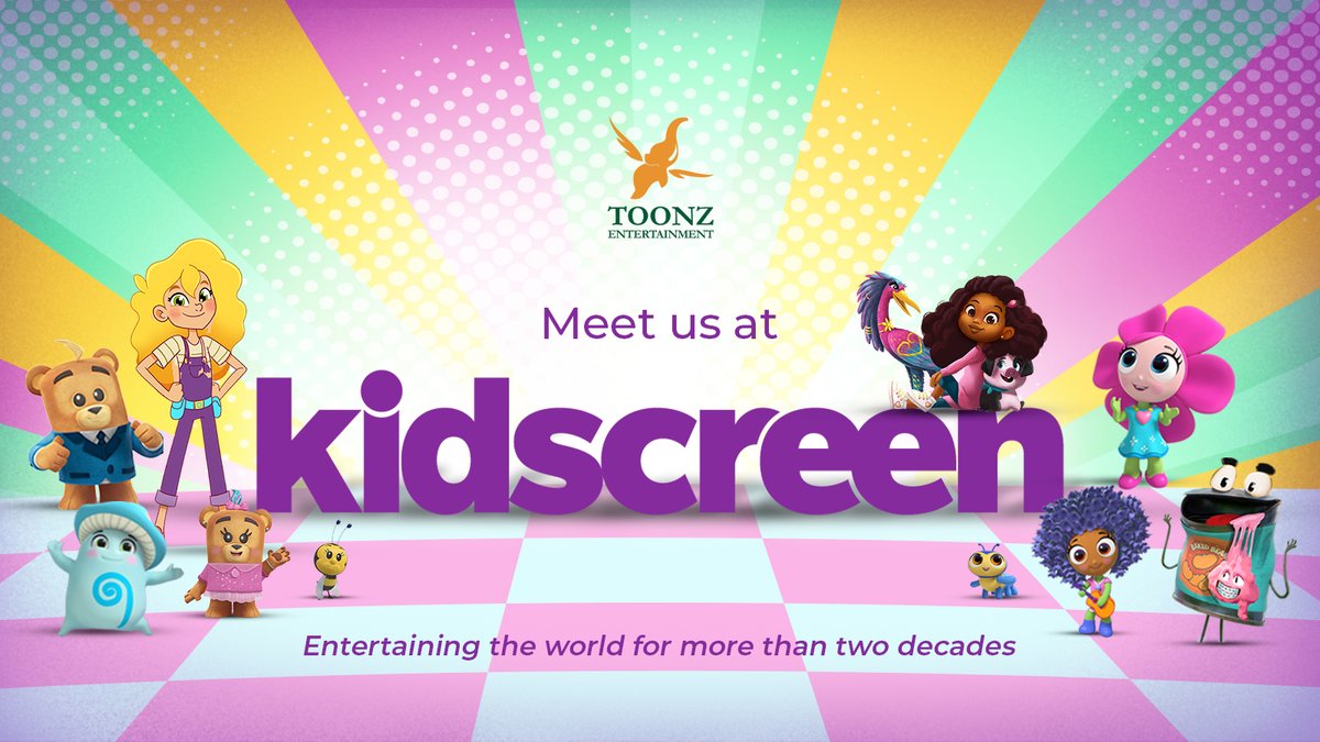 toonzmediagroup's tweet photo. #kidscreen #animation #cartoon #media #family #entertainment #visualeffects #nft #gaming #animated #kidscontent #Toonzmedia #Toonzdistribution #Toonzproduction #Toonzanimation #entertainingtheworld https://t.co/frXuZ6tnYe