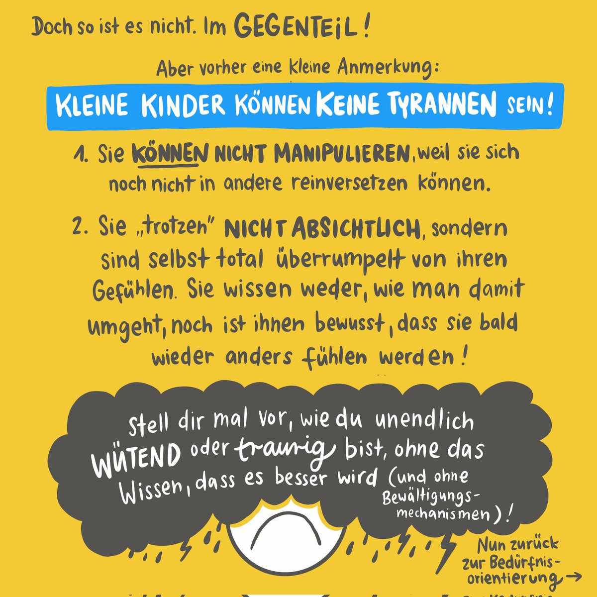 Kommunikation mit Kindern:
Bedürfnisorientiert 1/3

Wer mag:
Auf Instagram mache ich diese Woche bei einer Themenwoche mit 6 anderen Accounts zum Thema "Bedürfnisorientierte Elternschaft" mit: instagram.com/theschlogger