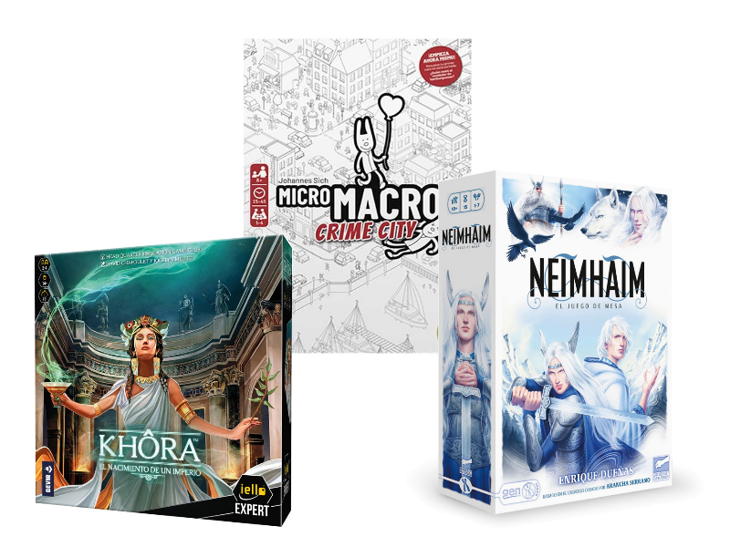 3meeples's tweet photo. ¿Nos hemos vuelto locos? ¡Confirmado, nos hemos vuelto locos! Cada día, hasta el 30 de julio, tendremos tres juegos disponibles con un 25% de descuento. Sólo hasta fin de existencias.

https://t.co/zsxYGCgV5z

MicroMacro: Crime City, Khora y Neimhaim son los de hoy, ¡date prisa! https://t.co/6Oa7KWlVMC