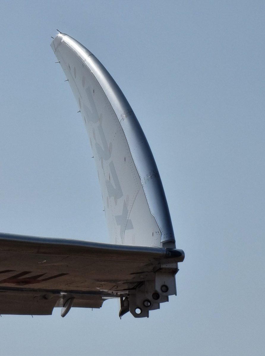 The Boeing 777-9 test aircraft at Farnborough Airshow 2022. #FIA2022 #avgeek