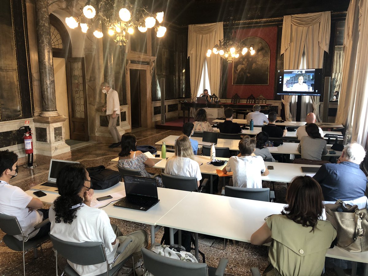 Opening this week’s Summer School on Climate Change in Coastal Areas, at the Istituto Veneto di Scienze Lettere ed Arti. Venice as the canary in the coalmine of climate change. #climatechange