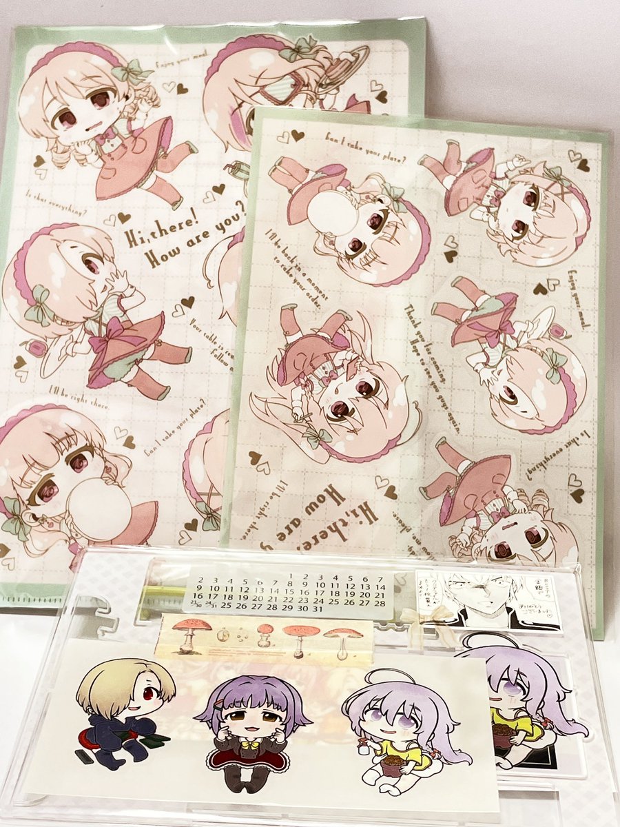 まつこさん(@syoko66 )のBOOTHで注文したモノが届きました!!かわゆい…!! 