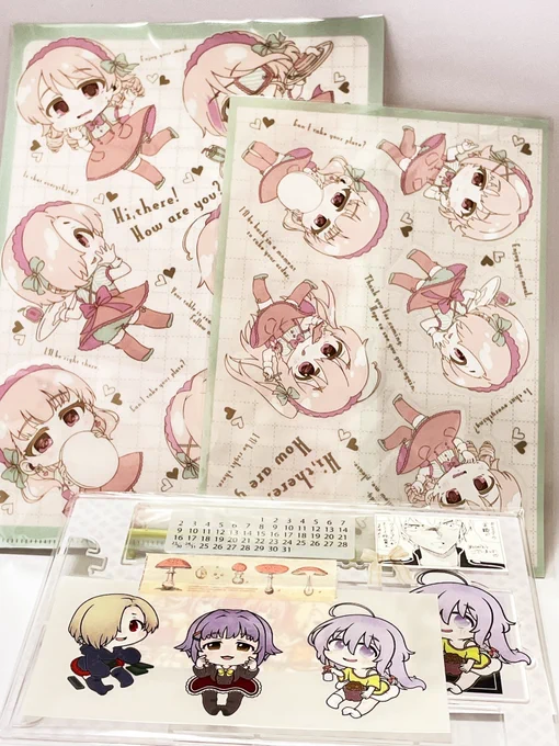 まつこさん(@syoko66 )のBOOTHで注文したモノが届きました!!かわゆい…!! 