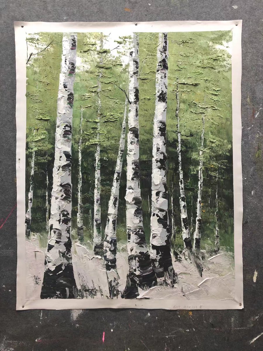 Ariel38848606's tweet photo. Hand drawn birch abstract painting

Texture painting
https://t.co/tqEaGfqD8o

#birch #painting #abstractart #abstract #green #landscapepainting #trees https://t.co/BLOaQ8QkFb