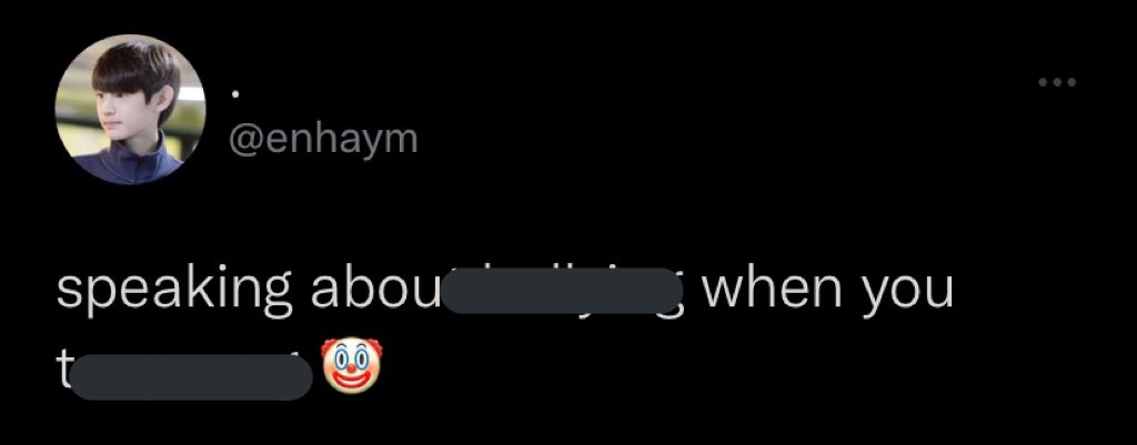 ⚠️Report &amp; Block
⚠️신고&amp;차단 해주세요
Tw // bullying 
@/enhaym
🔗account url: x.com/enhaym

❌Do NOT engage with any accounts we report 
✅Report &amp; Block