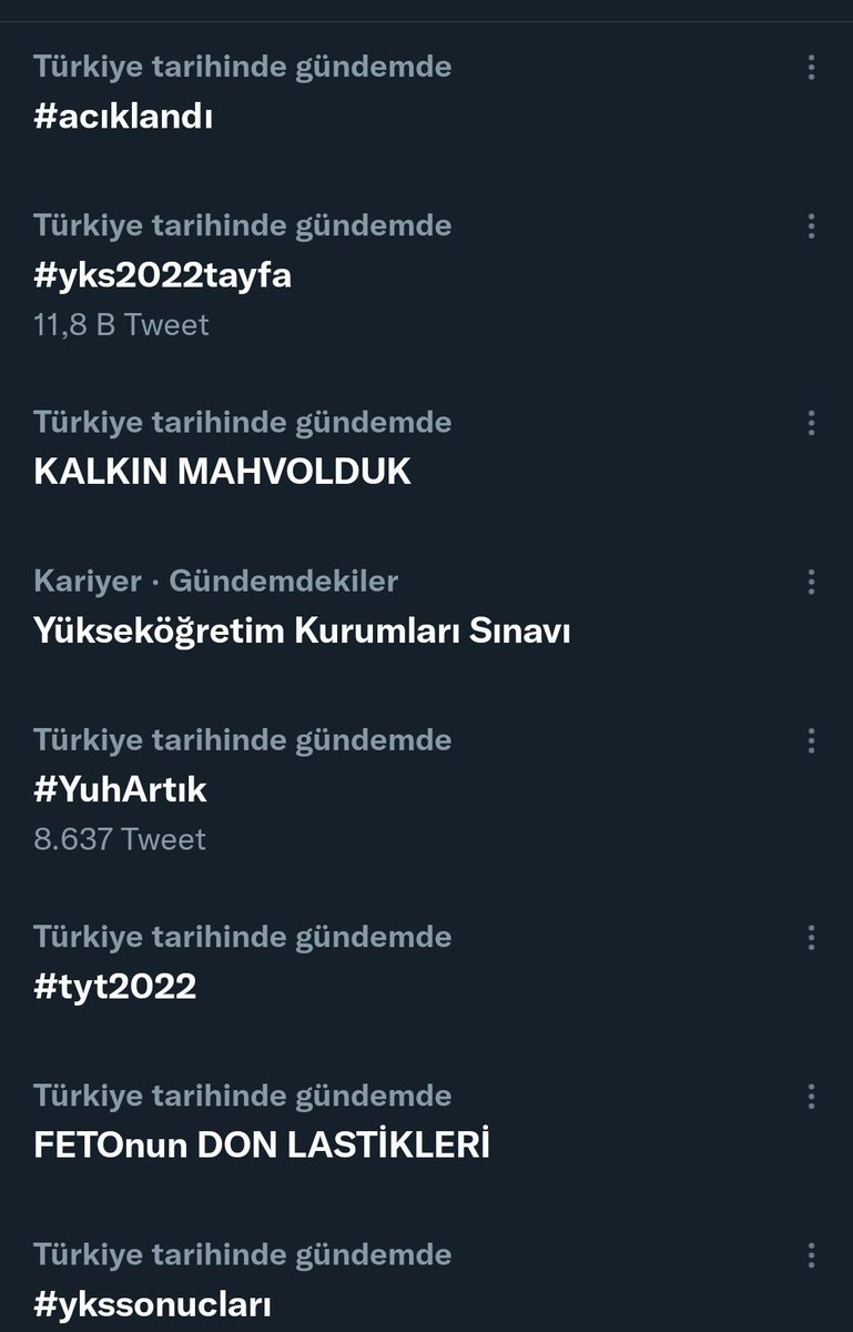 Bu sıralama ya bayıldım özellikle sonda olana #yığılma #yks2022tayfa #yks22 #acıklandı #tatilbitti #SonDakika 
Kalkın Mahvolduk #YuhArtık #tyt2022