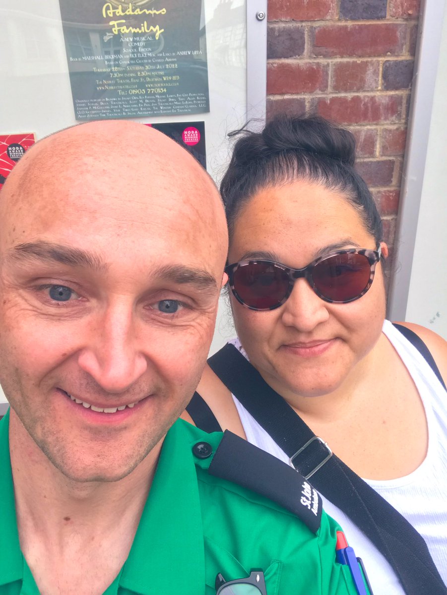 I’ve had a fabulous weekend volunteering for <a href="/stjohnambulance/">St John Ambulance England</a>! Saturday was spent at Ecstock and Sunday spent <a href="/NorburyTheatre/">Norbury Theatre</a>! 
Thanks to Alison for a fabulous weekend!!
