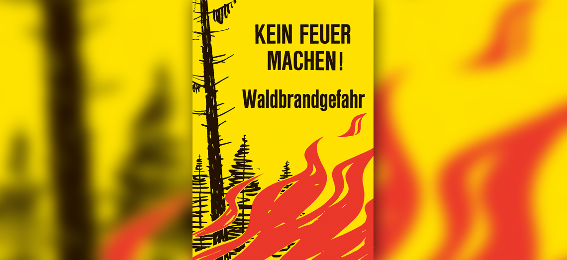 Die anhaltende #Trockenheit hat die #Waldbrandgefahr in #Nidwalden weiter erhöht. Es gilt eine erhebliche Gefahr, weshalb ein bedingtes Feuerverbot im Wald und in Waldesnähe herrscht. #Feuer dürfen nur auf fest eingerichteten Feuerstellen entfacht werden. naturgefahren.ch