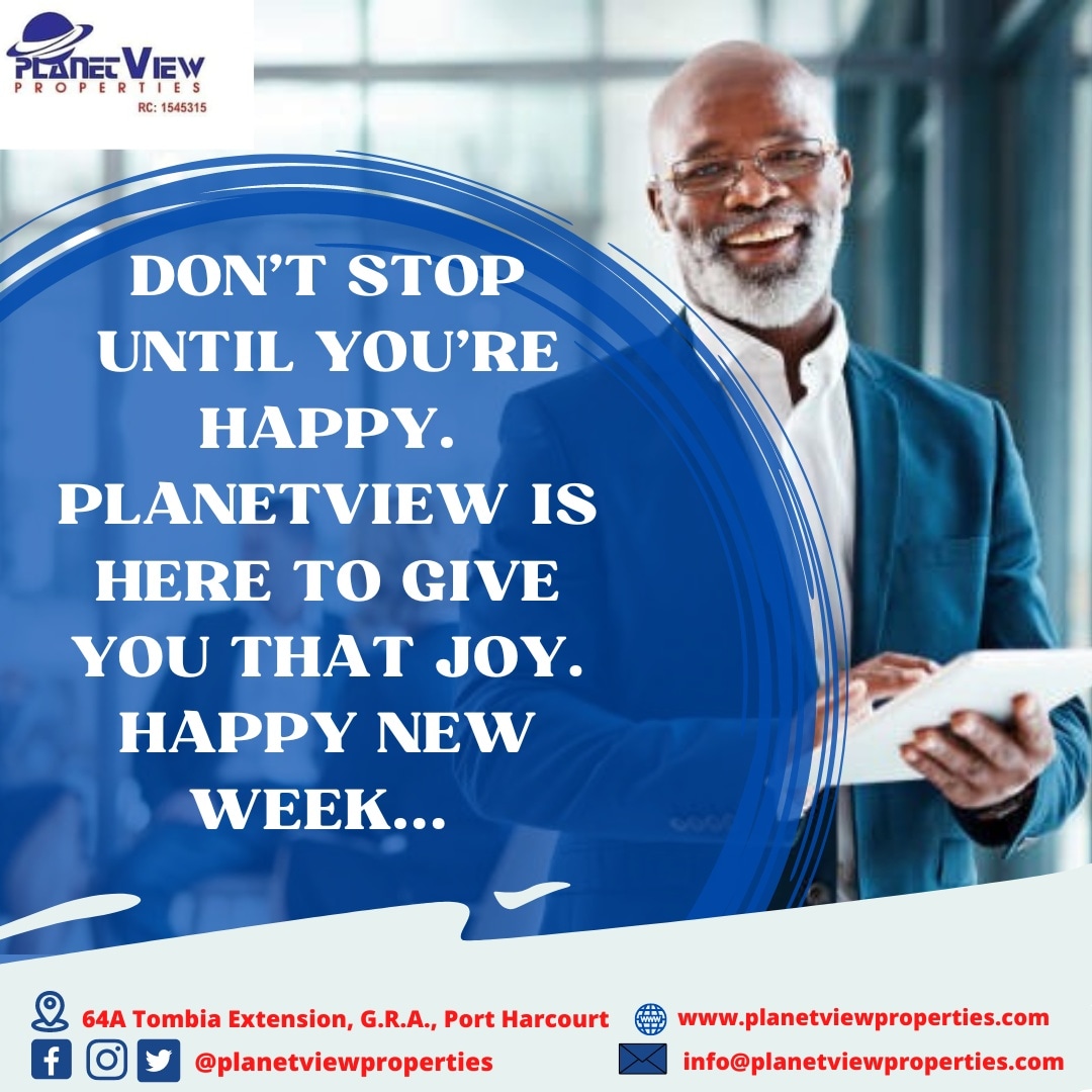 PlanetviewProp's tweet image. Think about becoming a landlord today with the little you have. Planetview is here for you.
Do have a blissful week. 
Planetview cares...