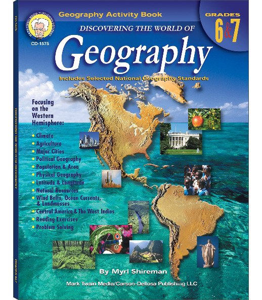 PDF Free Download Mark Twain Geography Workbook, Geography for Kids
