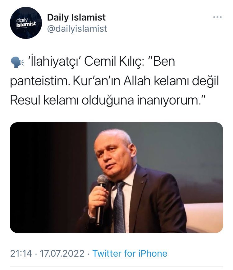 by__fth's tweet photo. Gebze Süleyman Demirel lisesinde din kültürü ve ahlak bilgisi öğretmeni olarak görev alan Cemil Kılıç bu açıklamalarından sonra hâlâ görevde kalmaya devam edecek mi?
#CemilKılıçGörevdenAlınsın https://t.co/1Ap8CyAgiV