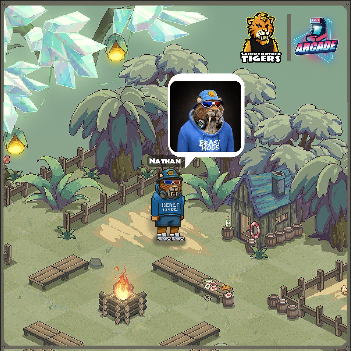 🐯Huge News🐯
We are excited to announce an integration partnership with @arcadedotinc
STC is ready to roar in the #Arcadeverse Jungle!🌴
You will be able to chat and play as a Sabertoothed Tiger in Arcade's Metaverse!
XL land owned and we are ready to go! Come join us! #BeATiger