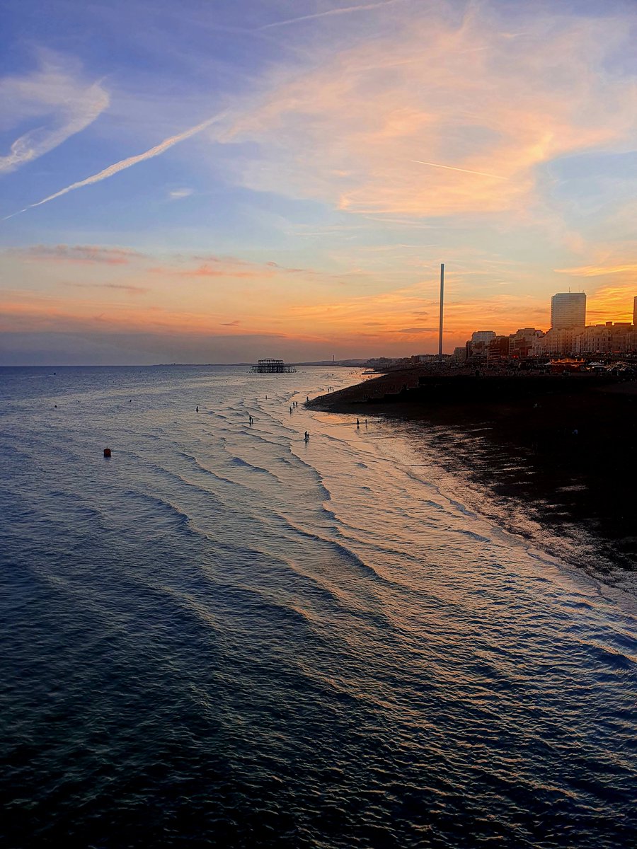 Wishing we could be back here instead of working in the extreme heat today! #Brighton