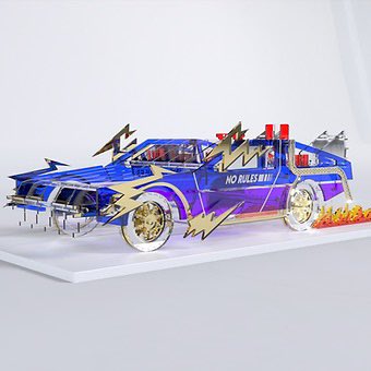 🚨 This morning, I'm in a very good mood and I'm going to offer an NFT 🚨 by <a href="/PierreBraultArt/">Pierre Brault</a> from the NoRules collection. #OpenSeaNFT #opensea 
#Delorean To win just follow me and RT and tag 2 friends.