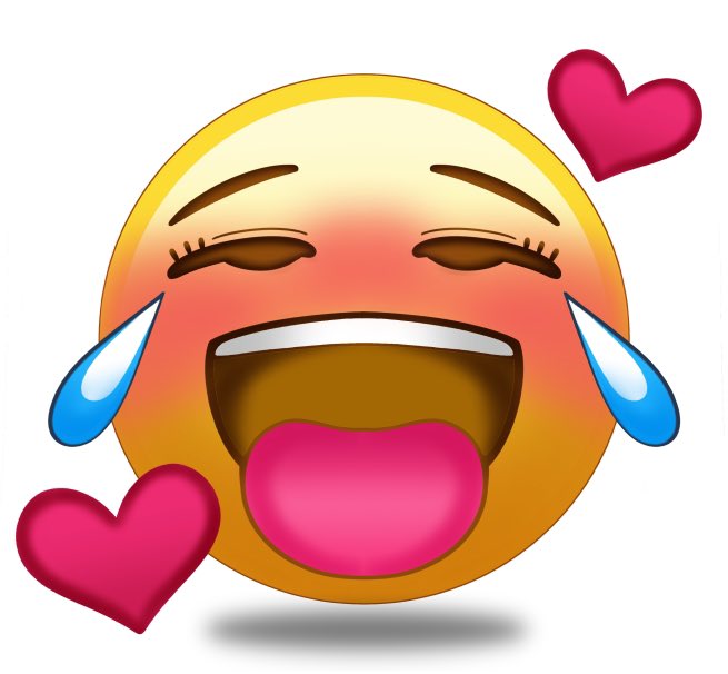 アヘ顔の絵文字(orgasming face) 