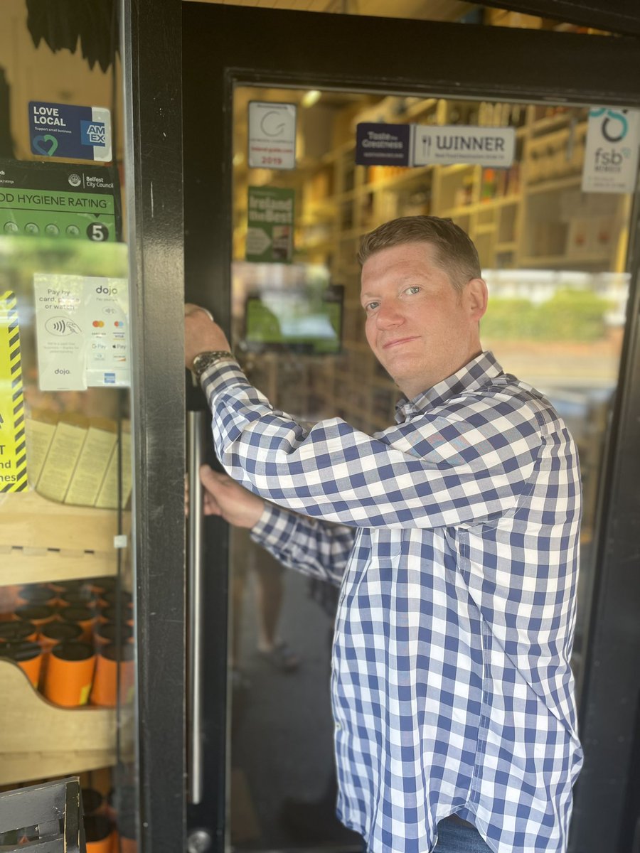 Arcadiadeli's tweet photo. Doors open! Back in the saddle . Come see us for all your heatwave food requirements ๐#bequick #onedaysummer #belfast #heatwave #nisummer https://t.co/LHljKRO8ip