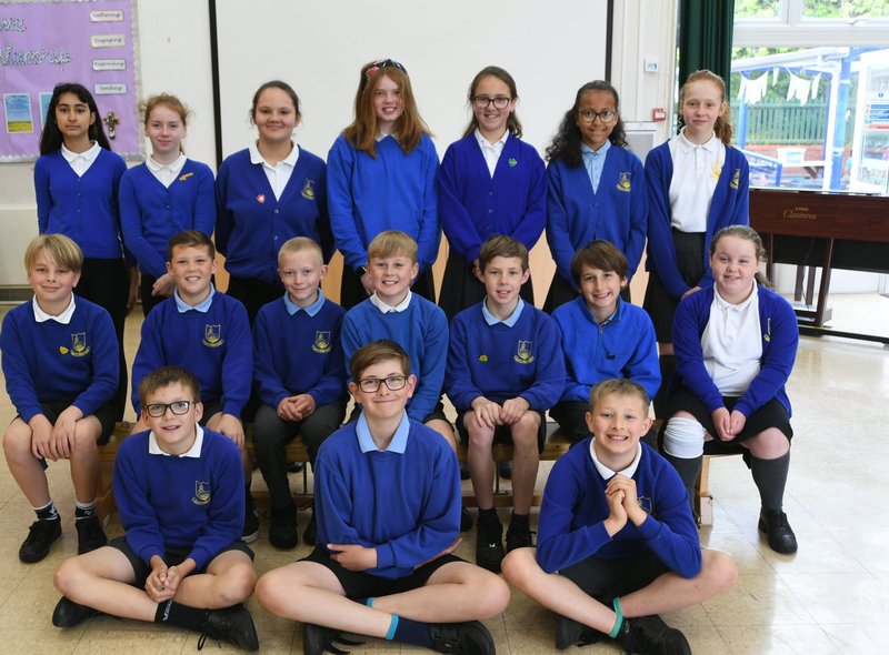 A great photo of our wonderful year 6 pupils in the Evening Telegraph this week as part of their KS2 leavers feature: peterboroughtoday.co.uk/education/pete…