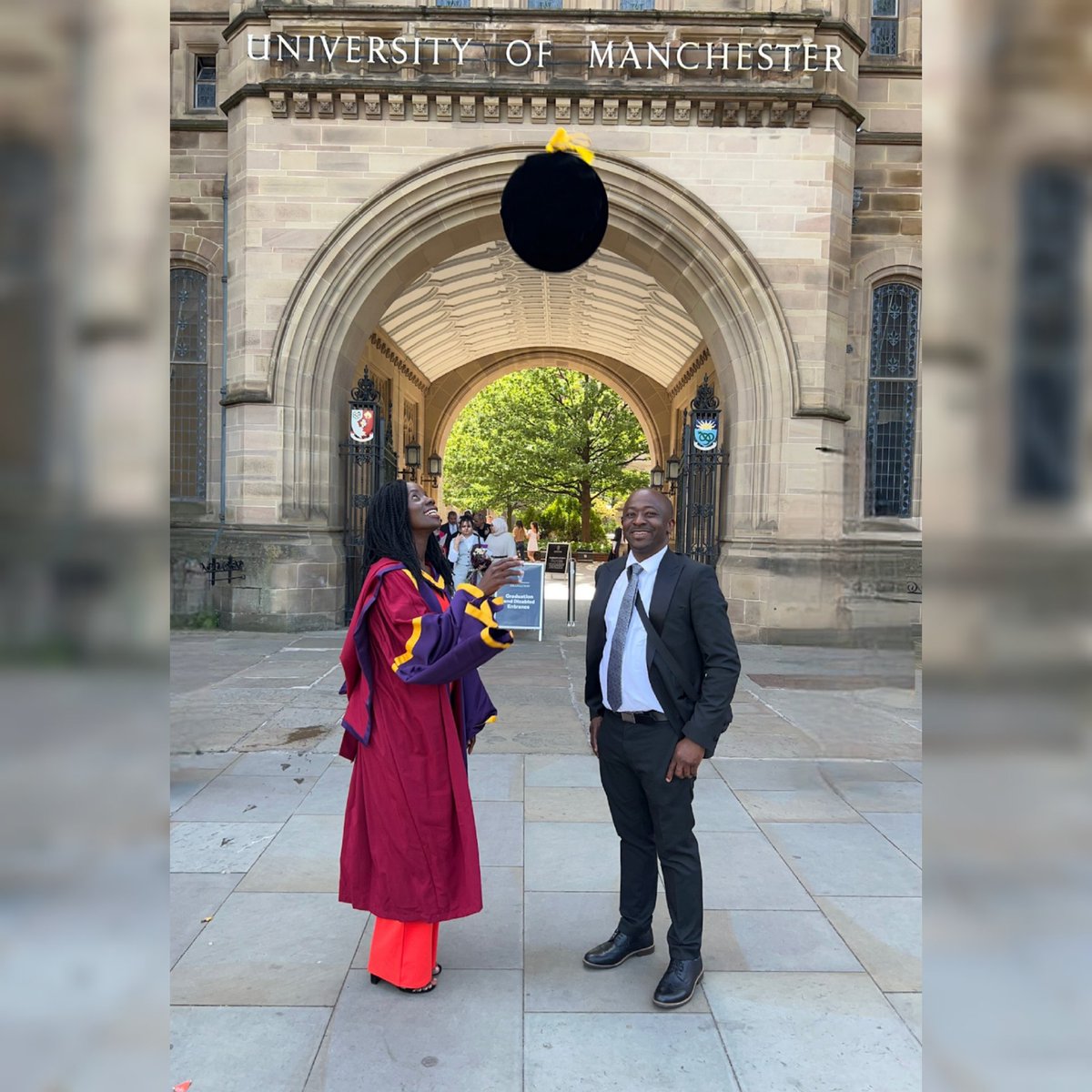 Thank you for being such a great support hubby. #He4she.
#Uomgraduation
#PhDone