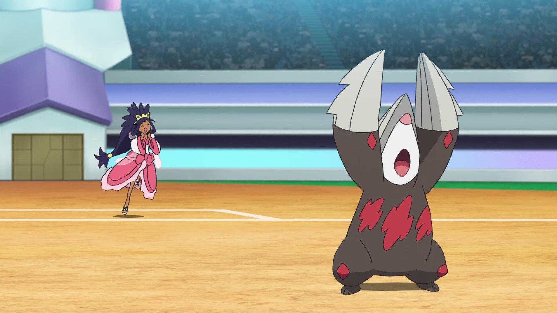 Twitter 上的 アニメ ポケットモンスター 公式 アニポケ 豆知識 ちていポケモン ドリュウズ ドリルキング という別名でも有名な ポケモンです アニポケ第117話で アイリスが1体目として繰り出したドリュウズは アイリスが モグリュー の頃から育てた