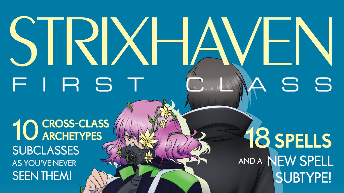 Strixhaven: First Class is now available on Fantasy Grounds, courtesy of @TheGrimPress!

Get it at tinyurl.com/2p8a6wmf

#MTGStrixhaven #Strixhaven #MTG #MagicTheGathering #DND #DMsGuild #ttrpg #dungeonsanddragons #dndsea #dndsg #dnd5e #anime #madeinsingapore #fantasygrounds