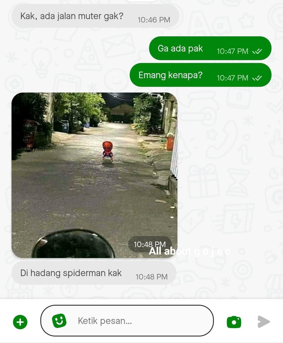 GarasiKomedi's tweet photo. Di begal spiderman https://t.co/HRapXzSevJ