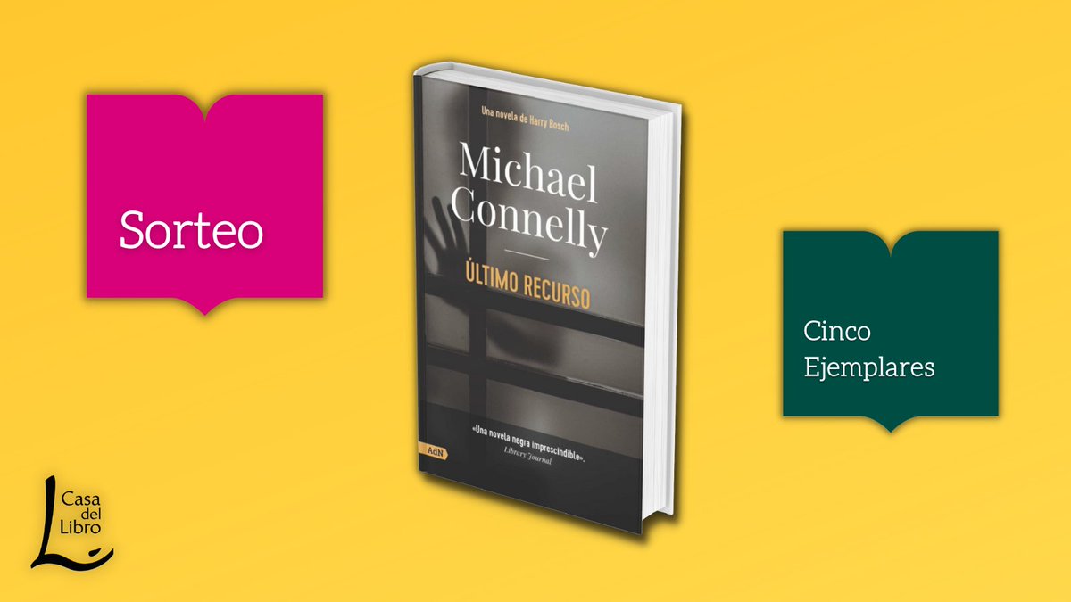📚 SORTEO 📚

Queremos que estas vacaciones no te quedes sin lectura. Por eso sorteamos cinco ejemplares de "Último recurso", de <a href="/Connellybooks/">Michael Connelly</a> en formato bolsillo. ¿Te animas?

1️⃣ Síguenos
2️⃣ RT

BBLL: bddy.me/3uZheCX <a href="/AdNovelas/">AdN</a>