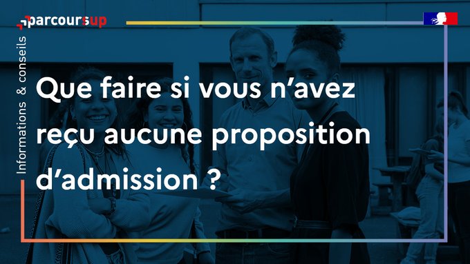 #Parcoursup accompagne les candidats. Ils peuvent :
📥 archiver vœux restés en attente
✅ participer à la phase complémentaire leur permettant de formuler jusqu'à 10 nouveaux vœux
👥 solliciter accompagnement de la CAES
ow.ly/G4gi50JXQ0z
