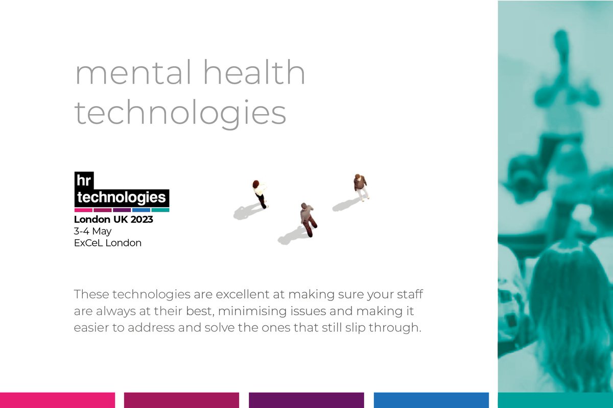 HRTechUK's tweet image. Mental health technologies are excellent at making sure your staff are always at their best, minimising issues and making it easier to address and solve the ones that still slip through.

Learn more about our event: hrtechnologies.co.uk

#HRTechUK #MentalHealth #WellbeingTech
