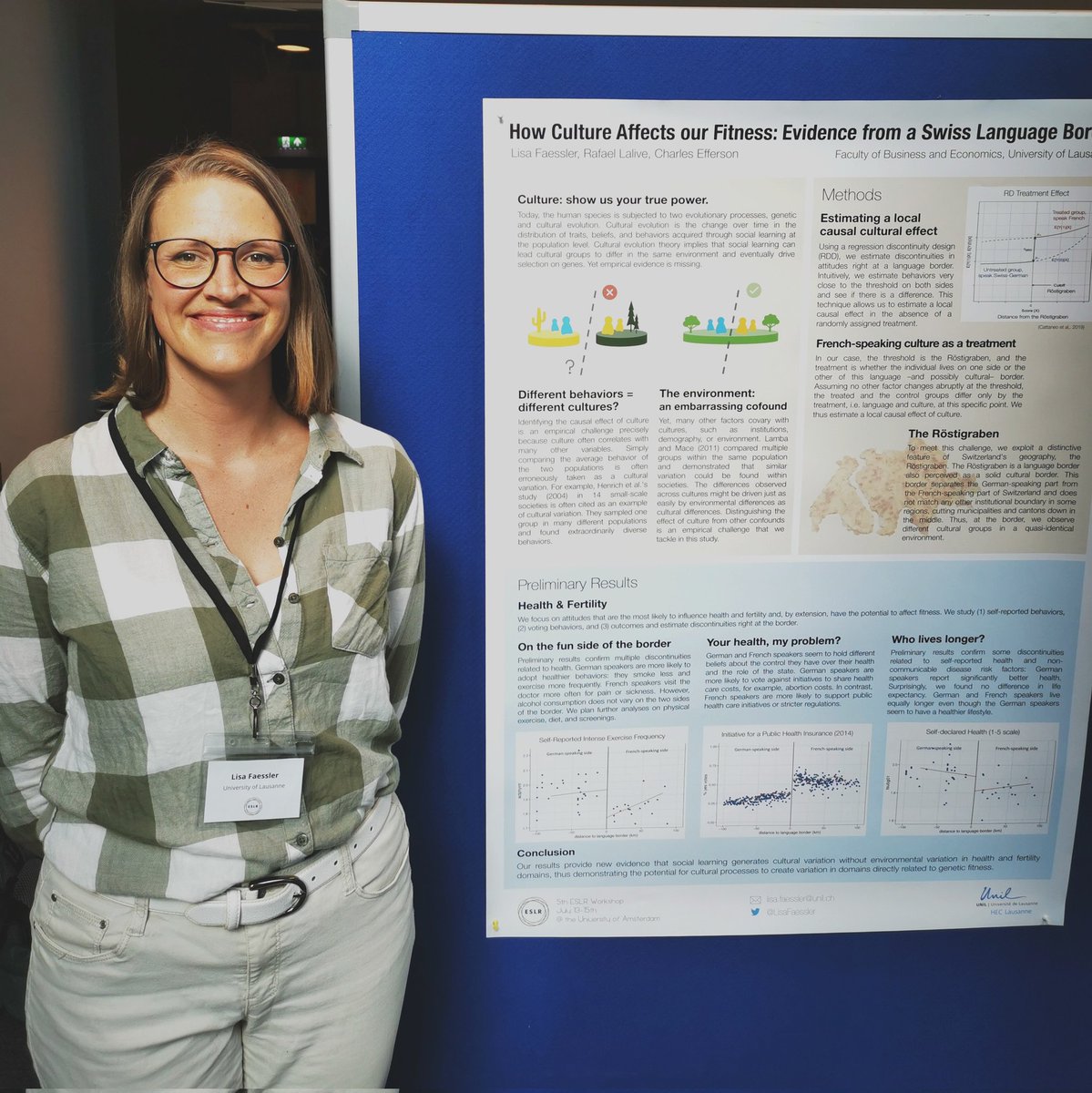 Lisa Faessler (@lisafaessler) on Twitter photo π
Delighted to have received Best poster award (and delicious chocolate! π«π) at the <a href="/ESLRSociety/">ESLR Society</a> workshop. Had fantastic time chatting science, ice-fishing, and bird song modeling. Thank you so much for the organization! @AnadSPinho <a href="/andrea_gradassi/">Andrea Gradassi</a> <a href="/Abdulshir/">Mubashir</a> π
Delighted to have received Best poster award (and delicious chocolate! π«π) at the <a href="/ESLRSociety/">ESLR Society</a> workshop. Had fantastic time chatting science, ice-fishing, and bird song modeling. Thank you so much for the organization! @AnadSPinho <a href="/andrea_gradassi/">Andrea Gradassi</a> <a href="/Abdulshir/">Mubashir</a>