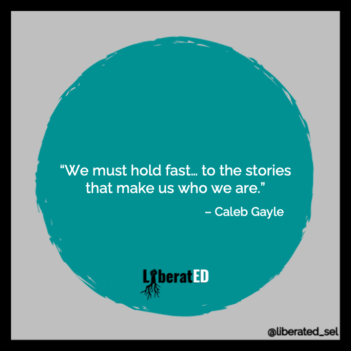 LiberatED_SEL's tweet photo. What stories make you who you are today? In what ways are you given the chance to remember those stories?
Explore these questions w/ us on #BreakingBreadWithLiberatED ft. @GayleCaleb, journalist & author of #WeRefuseToForget. Tune in on @DenaSimmons' IG Live (7/21 @ 7PM EST)! https://t.co/ghOSDVswFI