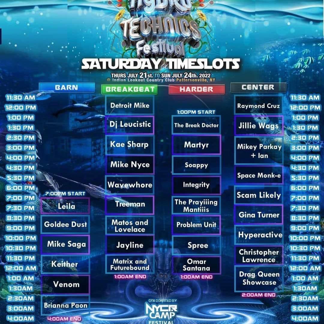 malcolmpaine's tweet photo. Set times for Hydro are up! I am very excited and lucky to be playing on Saturday to open the Harder stage. Let’s gooooo! 😀🔥🔥🙌🏻 https://t.co/ua7iD5tBtx