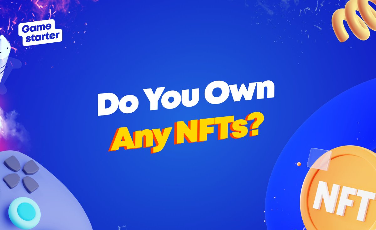 gamestarter's tweet photo. #Gamestarters, how many #NFTs do you have in your collection?
🔁None
❤️1-10
💬10+
#NFTPoll #CryptoTech #Web3World #PlayandEarn https://t.co/JeKskz0xC8