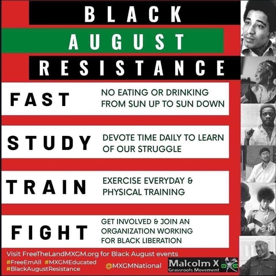 KaranjaKeita's tweet photo. #BlackAugustResistance #Fast #Study #Train #Fight #MXGM https://t.co/bgUn5wXywW
