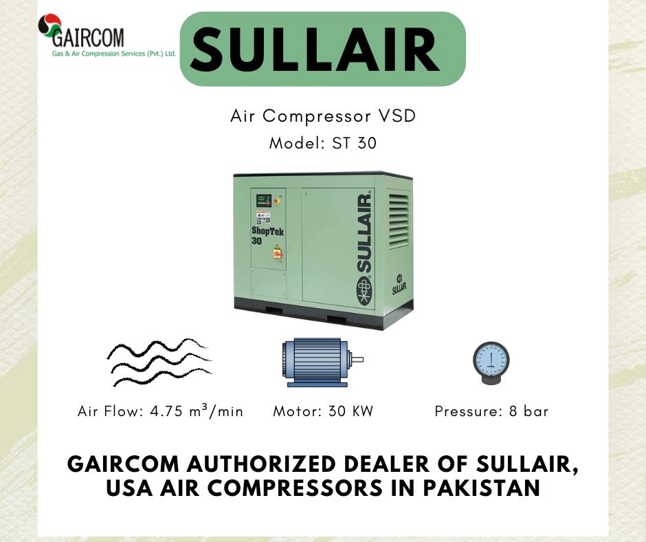 Gaircom2's tweet image. Sullair ST 30 VSD available in stock,
To place orders and for all product related details please visit our website link below:
gaircom.com
#GAIRCOM #aircompressor #compressors #industrialequipment #distributor