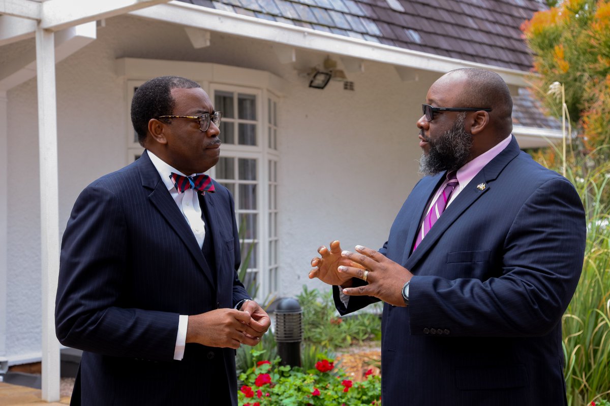 Chargé Brown welcomes AfDB President Adesina's efforts to work on Zimbabwe's debt issues.  We encourage Zimbabwe to develop a feasible plan to address its heavy debt burden and welcome dialogue on this issue.  The path to debt relief is political and economic reform.
