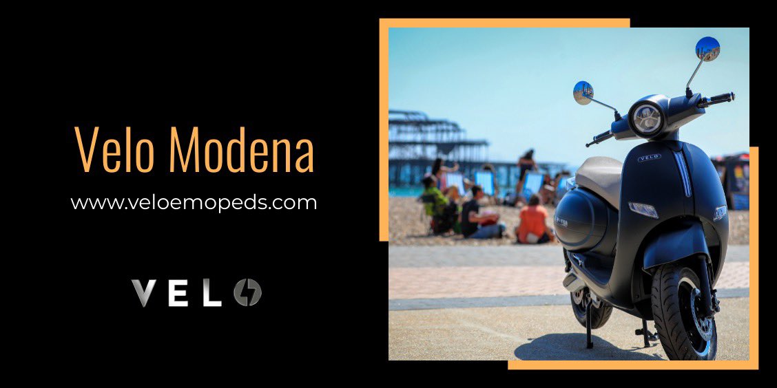 The Velo Modena? Perfect for your every day commute ⚡️ #veloemopeds #electricmoped #electricscooter #ev #zeroemissions #noulez #citylife #commuter #london #ukcities #easytravel #thefutureiselectric #testride #electricbike #vespa #retro #electricvehicle #sustainabletravel