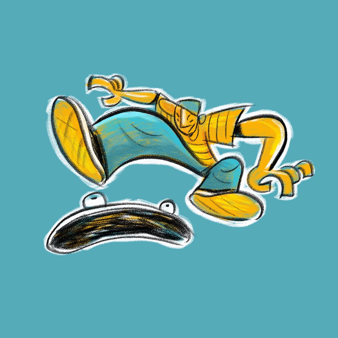 Desenhos que fiz no fim de semana. Vira e mexe desenho alguma coisa de skate. #skateboard #sketch #art #illustration