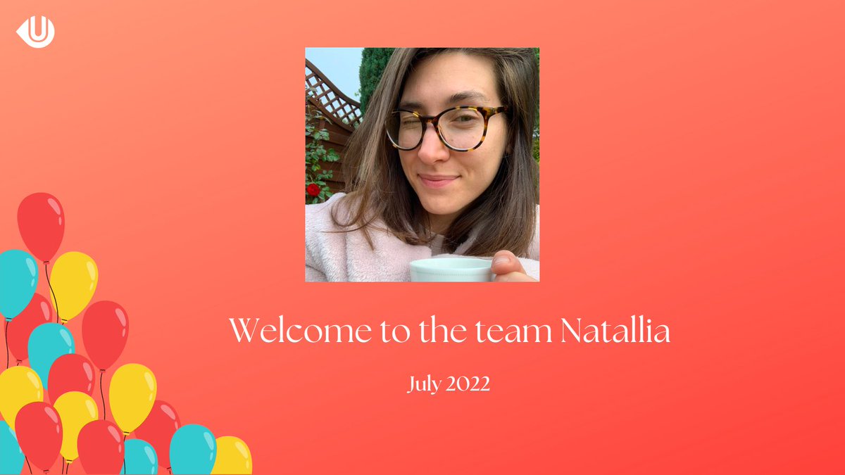 Welcome to the team Natallia. We’re excited to have you join our UX/Design team.