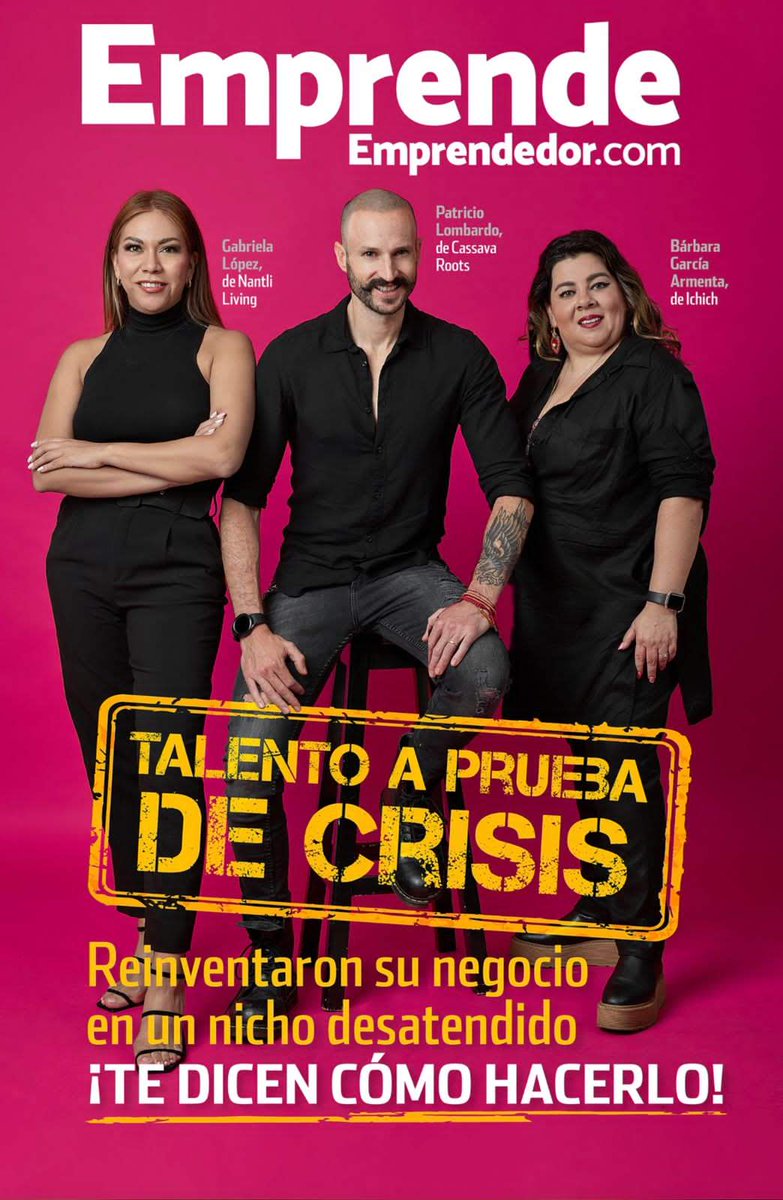 _mujeresxmx's tweet photo. Muchas felicidades a nuestra socia Bárbara García, de #Ichich por la portada de @EmprendedorNot! Su testimonio es prueba de que reinventarse es posible! #todassomosammje #mujeremprendedora https://t.co/gsfwwHUaWS
